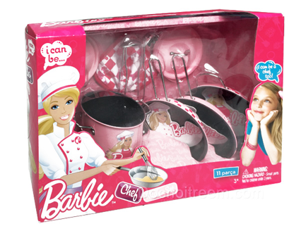 7. Bo dung cu nau an Barbie 11 mon CH20315EM BB - Đồ chơi nấu ăn nhật bản cho bé tại TPHCM