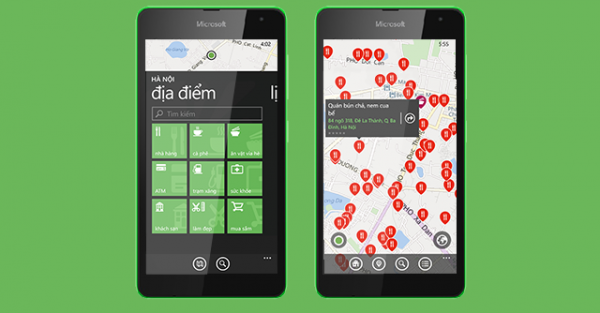 Đã có bản đồ chi tiết Việt Nam trên Windows Phone
