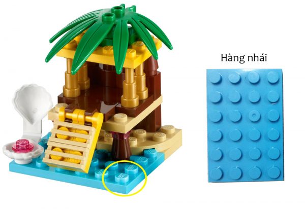 Nhận biết đồ chơi Lego chính hãng thông qua chữ in trên miếng ghép