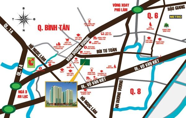 Khu căn hộ Triều An Tower tọa lạc tại khu vực đắc địa của quận Thủ Đức