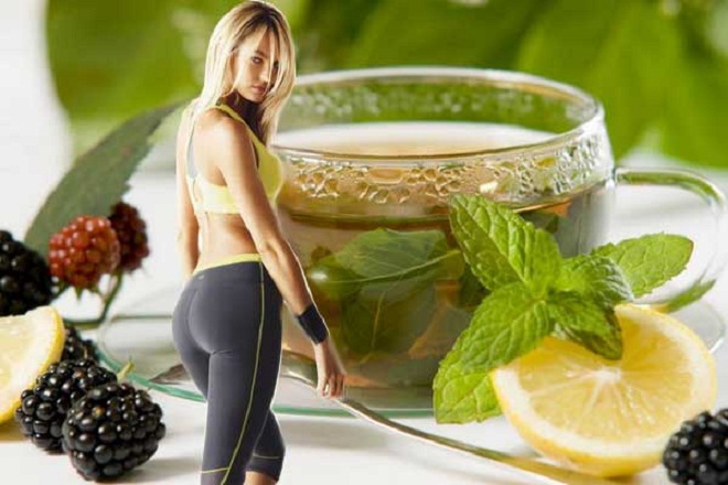 Nước chanh trà xanh cũng là thức uống giảm cân rất hữu hiệu