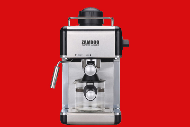 May pha ca phe Zamboo ZB68CF - Top 8 máy pha cà phê giá rẻ dưới 1 triệu đáng mua nhất