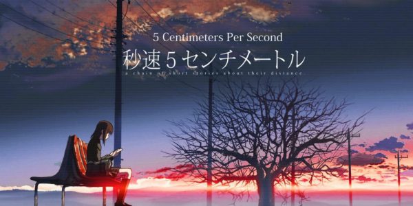Byousoku 5 Centimeter 600x300 - Top 10 Anime tình cảm hay nhất mọi thời đại
