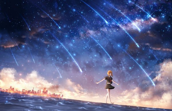 anime anime girls starry night wallpaper preview 600x387 - top 10 phim anime lãng mạn nhất năm 2023 không nên bỏ qua