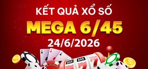 Xem kết quả xổ số: Kết quả xổ số KQXS Vietlott Mega ngày 24/6 chi tiết và chính xác nhất