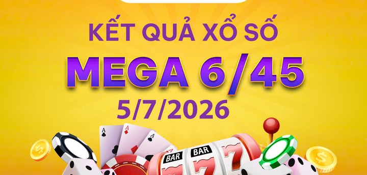 Thông tin xổ số: Xem trực tuyến KQXS Vietlott Mega ngày 5/7