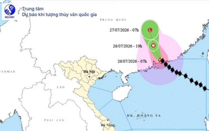 Bão số 2 Noul suy yếu, không ảnh hưởng đến đất liền Việt Nam